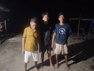 Sempat Terombang Ambing di Perairan Kokapi, Tiga Warga Konawe Berhasil Selamat