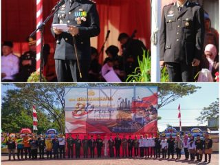 HUT Bhayangkara ke-80 di Konawe: Personel Berprestasi dan Masyarakat Pendukung Kamtibmas Diberi Penghargaan