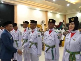 Bupati Konawe Kukuhkan 60 Anggota Paskibraka, Berikut Daftar dan Sekolahnya