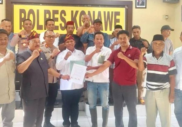 Polres Konawe Damaikan Sengketa Lahan Sawit, PT SJAP dan Warga Sepakat Akhiri Konflik