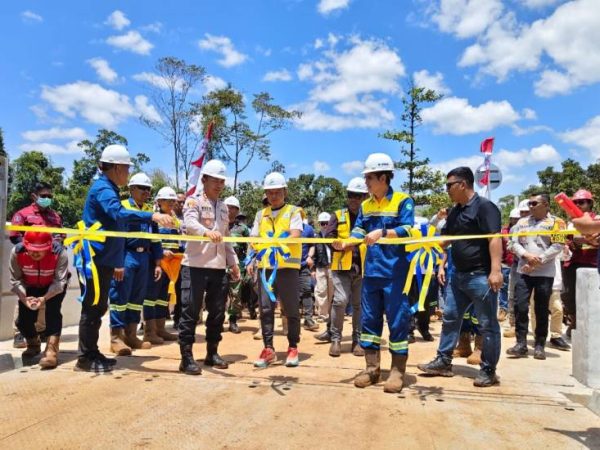 Harapan Baru Warga Routa, Dua Jembatan Bailey Hibah PT ANN Resmi Beroperasi