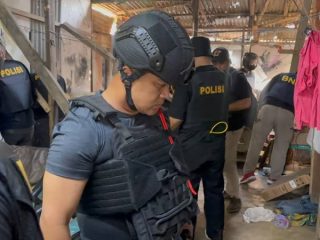 Polda Sultra Gerebek Tiga Lokasi  Sarang Narkoba di Kampung Salo