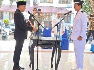Lantik Kades PAW Lerehoma, Bupati Konawe Serukan Semangat Membangun Desa di Tengah Keterbatasan Anggaran